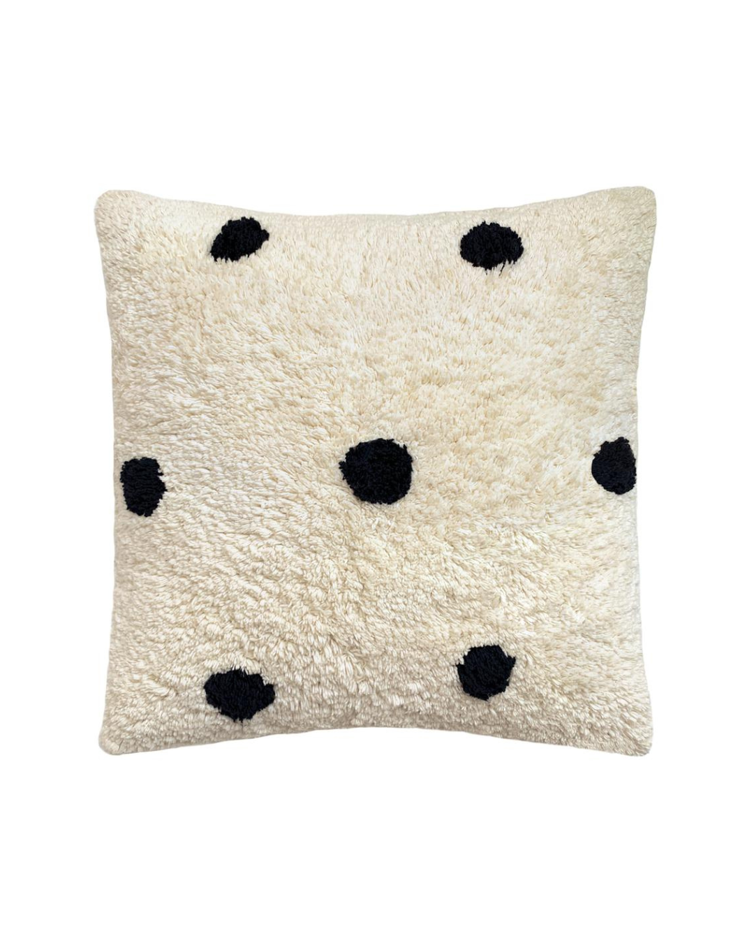 BLACK SPOT シャギー クッションカバー