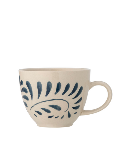 Bloomingville Heikki マグカップ 240ml ブルー  ストーンウェア