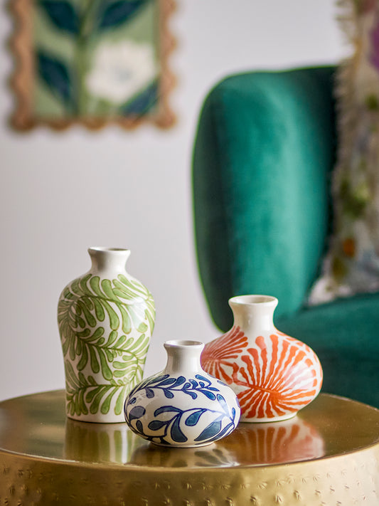 Fauni フラワーベース ブルー