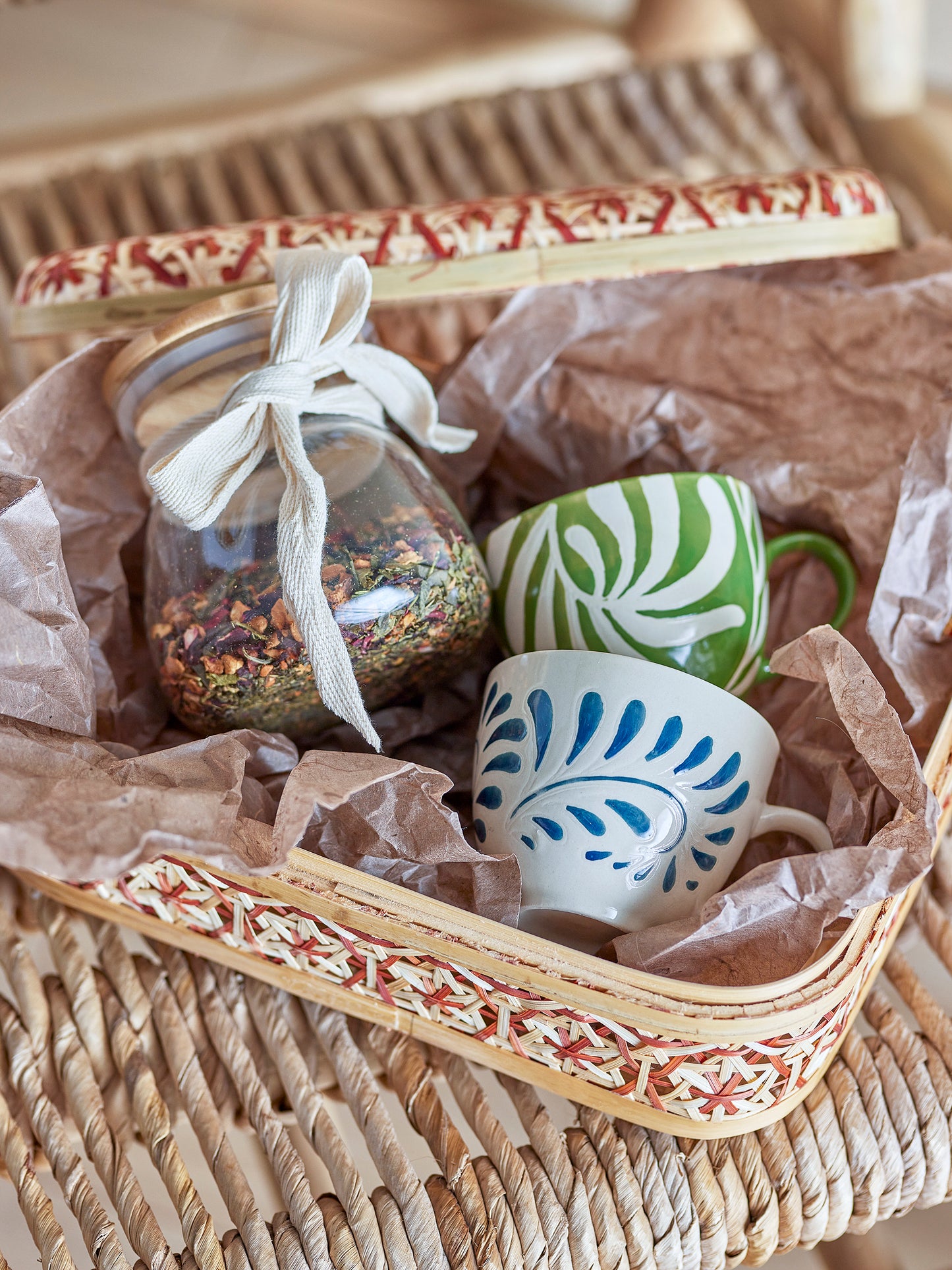 Bloomingville Heikki マグカップ 240ml グリーン  ストーンウェア