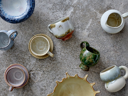 Bloomingville Luna マグカップ 400ml ブルー ストーンウェア