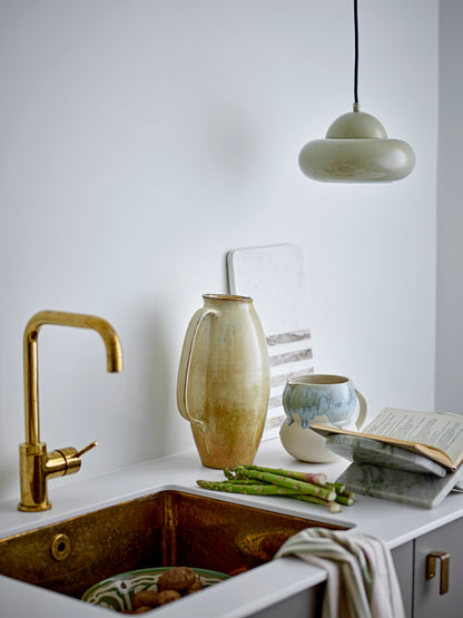 Bloomingville Luna ジャグ 1500ml ブルー ストーンウェア