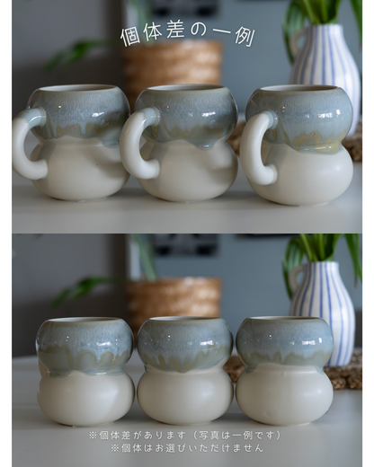 Luna マグカップ 400ml ブルー