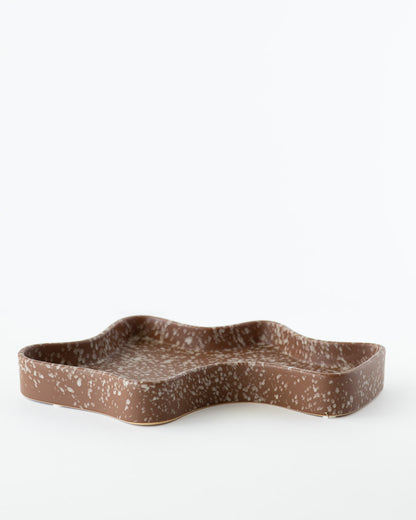 Lakey トレー ブラウン