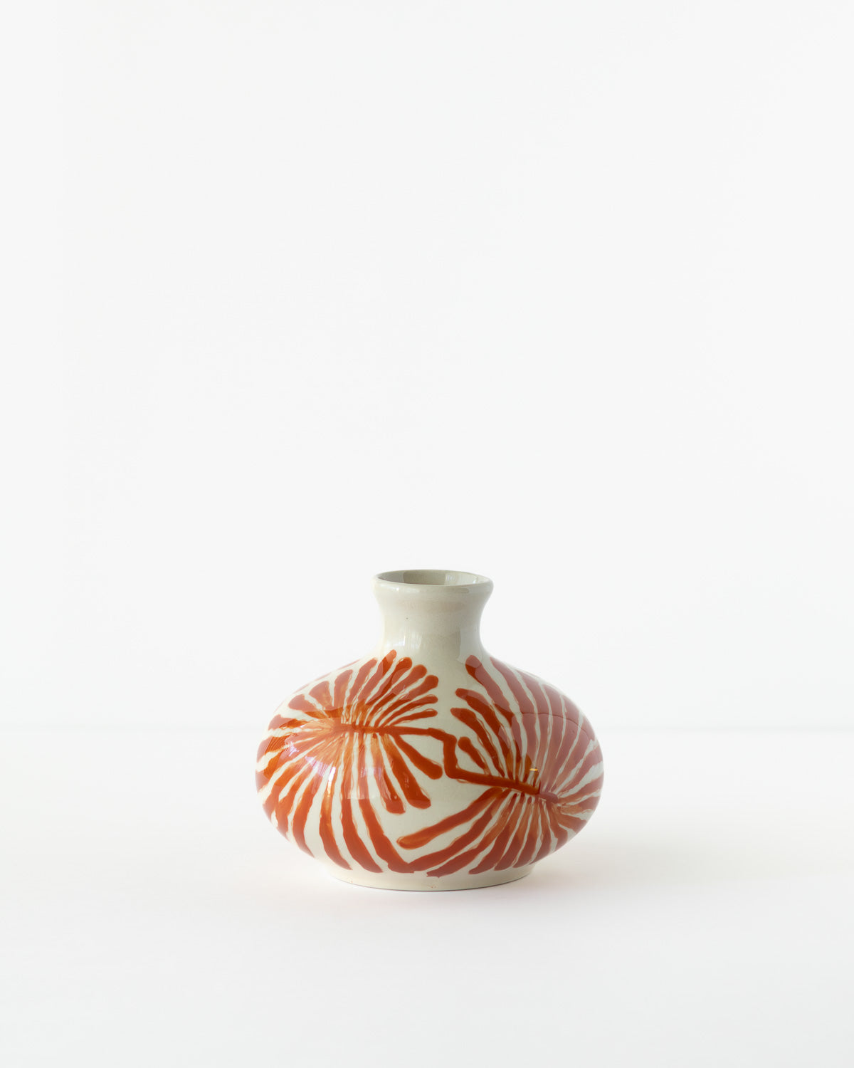 Fauni フラワーベース オレンジ