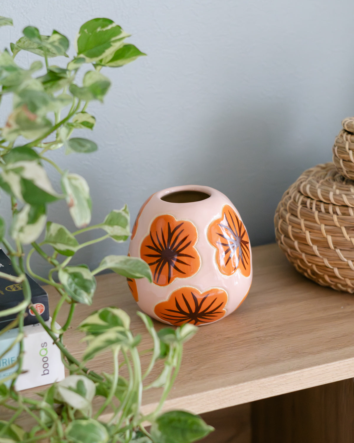 VALERIA VASI オレンジ Bubbles Ambar フラワーベース Z Gallerie - The Gifts Shop Gift 2021 - Bubble Vase - Amber