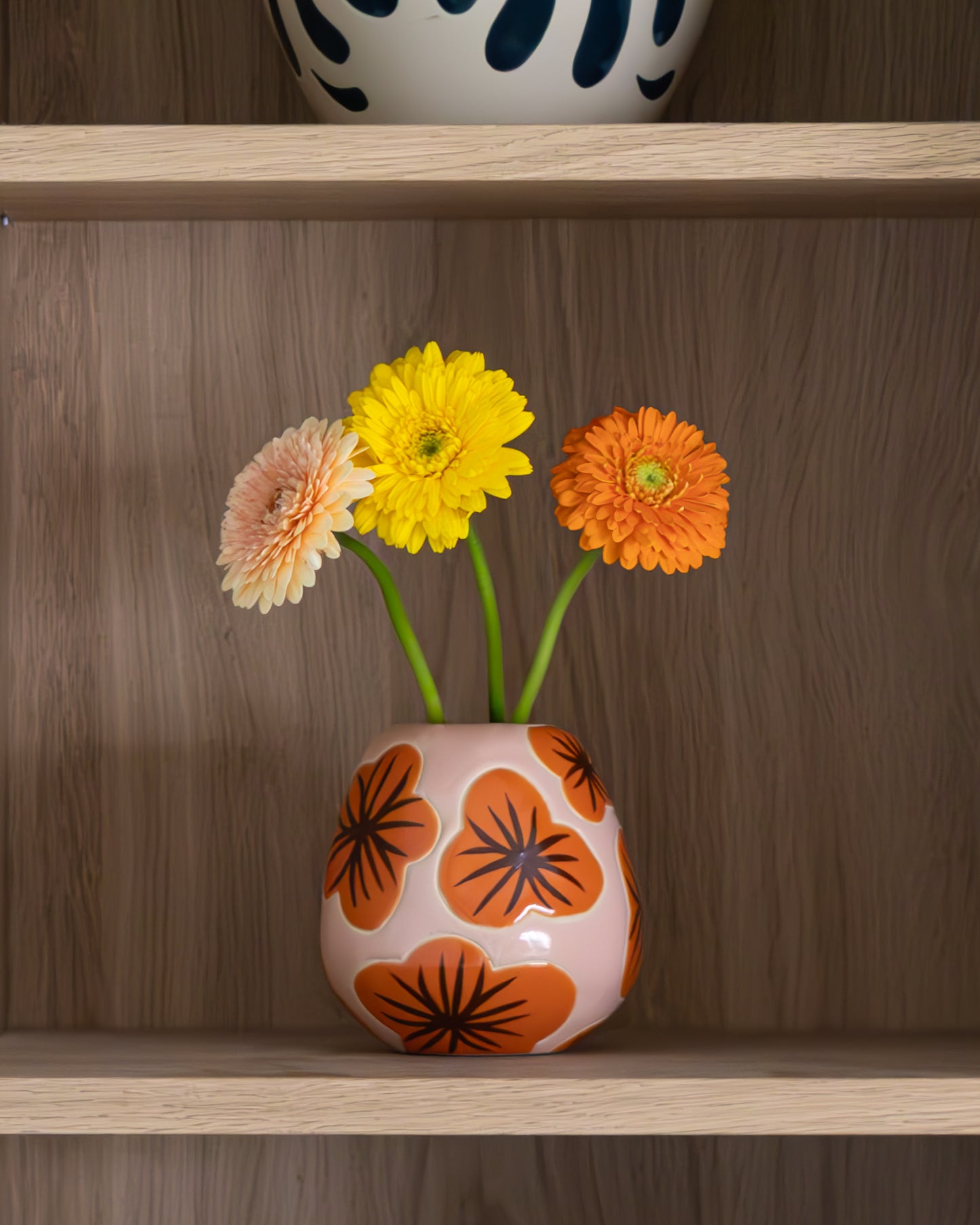 POLLEN BURNT フラワーベース 11.5cm ピンク