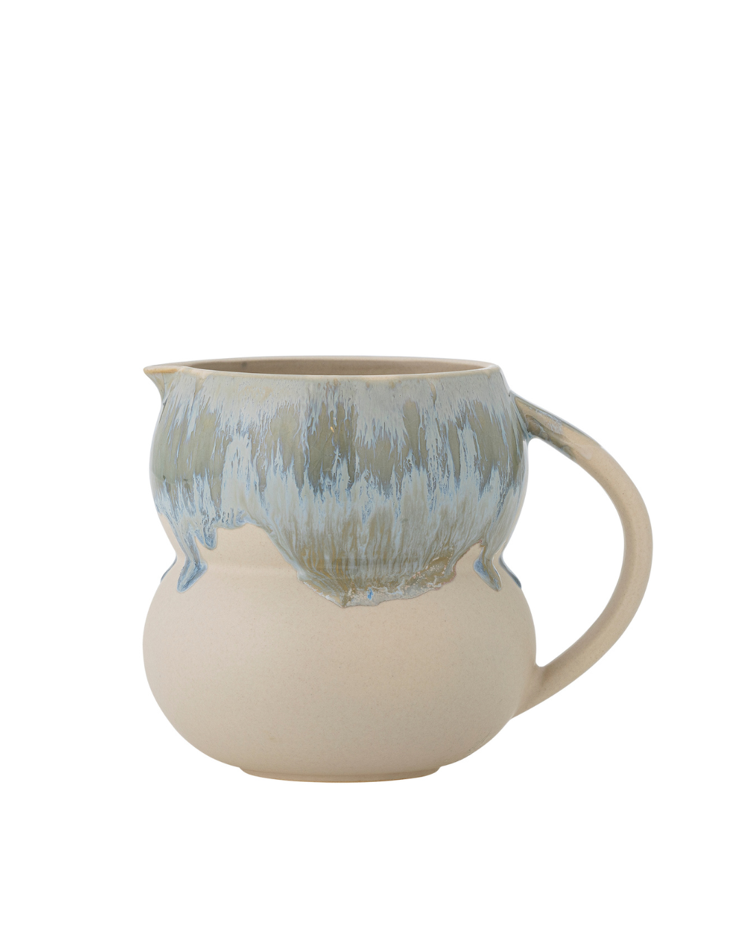 Bloomingville Luna ジャグ 1500ml ブルー ストーンウェア