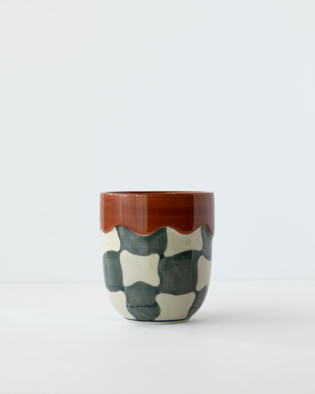 Check カップ 375ml ブルー