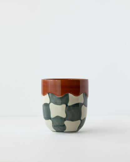 Check カップ 375ml ブルー